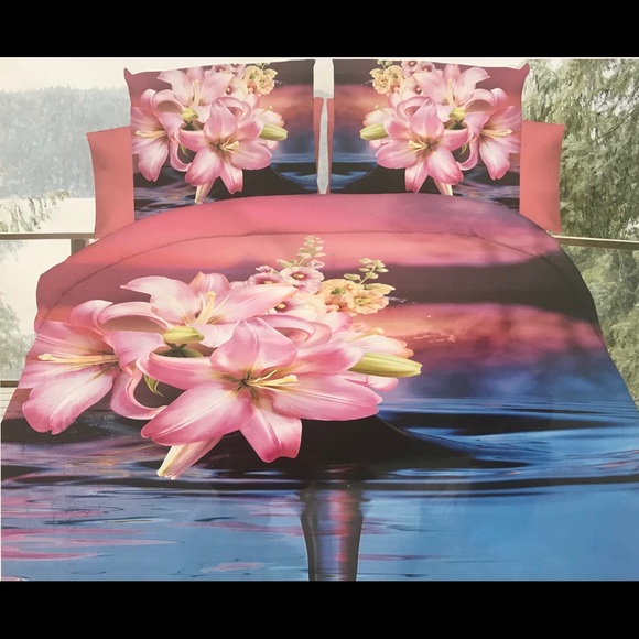 🌺4 Piece Duvet Cover Set🌺 - Picture 1 of 6